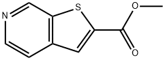 噻吩并<2,3-C>吡啶-2-甲酸甲酯,870243-58-6,结构式