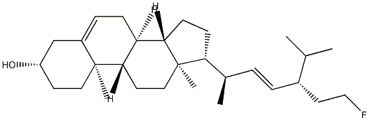 29-fluorostigmasterol 化学構造式