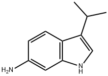1H-Indol-6-amine,3-(1-methylethyl)-(9CI) 结构式