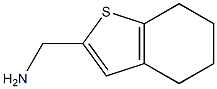 4,5,6,7-tetrahydro-1-benzothiophen-2-ylmethanamine Struktur