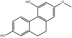 7-Methoxy-9,10-dihydrophenanthrene-2,5-diol Struktur