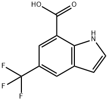 5-(trifluoromethyl)-1H-indole-7-carboxylic acid|5-(trifluoromethyl)-1H-indole-7-carboxylic acid