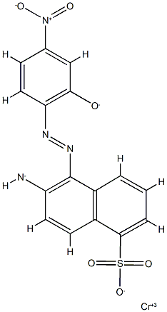 87912-16-1 Chromium, [6-amino-5-[(2-hydroxy-4- nitrophenyl)azo]-1-naphthalenesulfonato(3-)]-