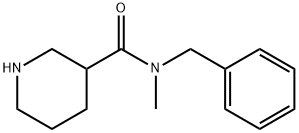 N-benzyl-N-methylpiperidine-3-carboxamide Structure