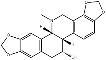 (-)-白屈菜碱 结构式