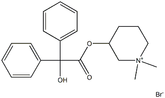 Bromuro de mepenzolato Struktur