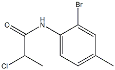 882324-05-2 N-(2-BROMO-4-METHYLPHENYL)-2-CHLOROPROPANAMIDE