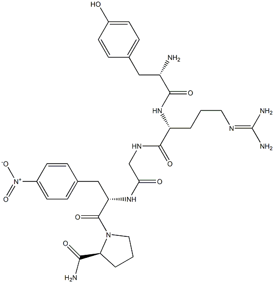 L-Tyr-D-Arg-Gly-4-Nitro-L-Phe-L-Pro-NH2,88331-13-9,结构式