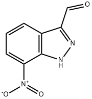 7-硝基吲唑-3-甲醛, 887588-77-4, 结构式