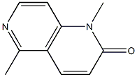 1,6-Naphthyridin-2(1H)-one,1,5-dimethyl-(9CI) 结构式