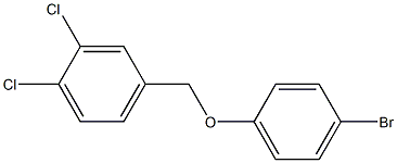 4-(4-bromophenoxymethyl)-1,2-dichlorobenzene Struktur