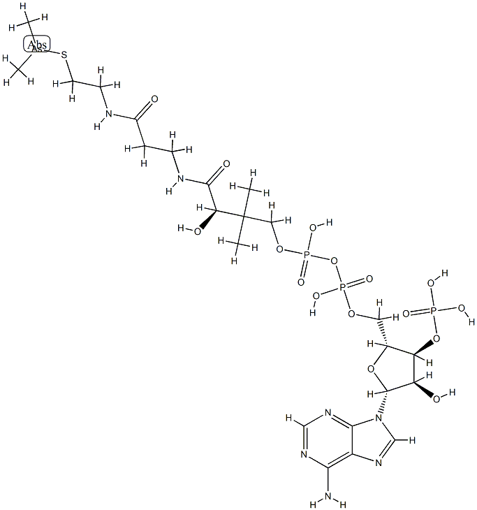 S-dimethylarsino-coenzyme A 结构式