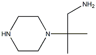 1-Piperazineethanamine,  -bta-,-bta--dimethyl- Structure
