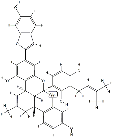 mulberrofuran F Struktur
