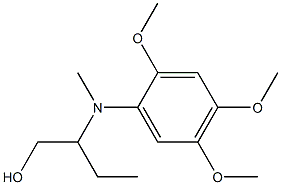 2-{[(2,4,5-trimethoxyphenyl)methyl]amino}butan-1-ol Structure