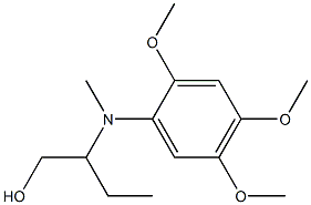 2-{[(2,4,5-trimethoxyphenyl)methyl]amino}butan-1-ol,893572-61-7,结构式