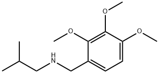 (2-methylpropyl)[(2,3,4-trimethoxyphenyl)methyl]amine Structure