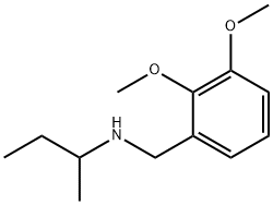 butan-2-yl[(2,3-dimethoxyphenyl)methyl]amine, 893576-87-9, 结构式