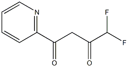 4,4-difluoro-1-(pyridin-2-yl)butane-1,3-dione,893644-26-3,结构式