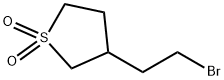 3-(2-bromoethyl)tetrahydrothiophene 1,1-dioxide 化学構造式