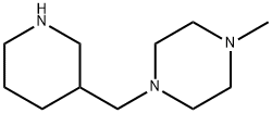 1-メチル-4-(3-ピペリジニルメチル)ピペラジン TRIHYDROCHLORIDE 化学構造式