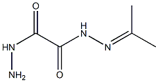 Oxalic  acid,  hydrazide  isopropylidenehydrazide  (7CI),89715-25-3,结构式