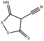 89797-56-8 3-imino-5-sulfanylidene-dithiolane-4-carbonitrile