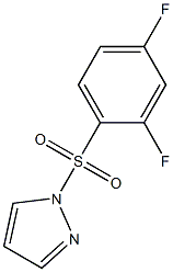 1-(2,4-difluorophenylsulfonyl)-1H-pyrazole Structure