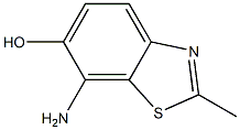 6-Benzothiazolol,7-amino-2-methyl-(7CI) 结构式