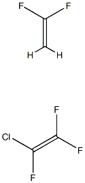 聚氯三氟乙烯-偏氟乙烯共聚物, 9010-75-7, 结构式