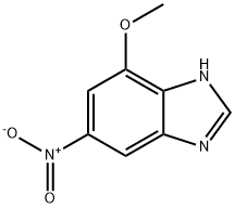 Benzimidazole, 4-methoxy-6-nitro- (6CI,7CI) Struktur