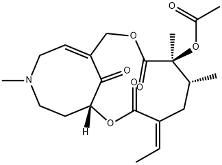 新橐吾定碱 结构式