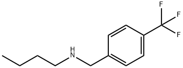 butyl({[4-(trifluoromethyl)phenyl]methyl})amine Structure