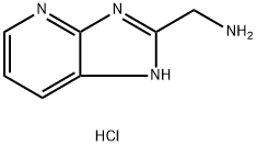 3H-咪唑并[4,5-B]吡啶-2-甲胺盐酸盐 结构式