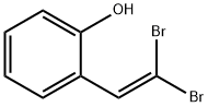 Phenol, 2-(2,2-dibromoethenyl)- 化学構造式