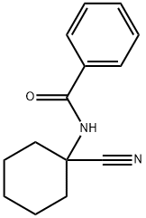 N-(1-Cyano-cyclohexyl)-benzamide, 92255-24-8, 结构式