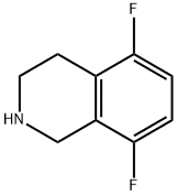 Isoquinoline, 5,8-difluoro-1,2,3,4- tetrahydro- Structure