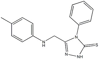 92516-06-8 4-phenyl-5-(4-toluidinomethyl)-4H-1,2,4-triazole-3-thiol