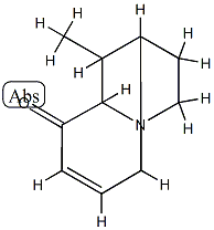 1,5-Methanoindolizin-6(5H)-one,1,2,3,8a-tetrahydro-9-methyl-,(1-alpha-,5-alpha-,8a-bta-,9R*)-(9CI),92609-05-7,结构式