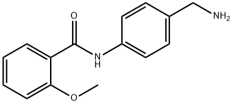 N-[4-(aminomethyl)phenyl]-2-methoxybenzamide Structure