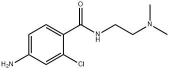 4-amino-2-chloro-N-[2-(dimethylamino)ethyl]benzamide 结构式