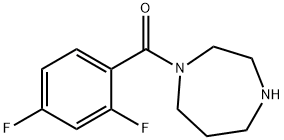 1-(2,4-difluorobenzoyl)-1,4-diazepane,926199-48-6,结构式