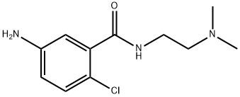 5-amino-2-chloro-N-[2-(dimethylamino)ethyl]benzamide 结构式