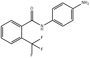 N-(4-aminophenyl)-2-(trifluoromethyl)benzamide 结构式