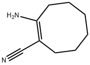 1-Cyclooctene-1-carbonitrile,2-amino-(9CI) 化学構造式