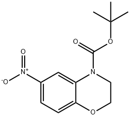 TERT-BUTYL 6-NITRO-2H-BENZO[B][1,4]OXAZINE-4(3H)-CARBOXYLATE,928118-23-4,结构式