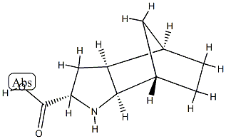 4,7-Methano-1H-indole-2-carboxylicacid,octahydro-,[2S-(2-alpha-,3a-alpha-,4-bta-,7-bta-,7a-alpha-)]-(9CI) Structure