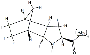 4,7-Methano-1H-indole-2-carboxylicacid,octahydro-,[2S-(2-alpha-,3a-bta-,4-alpha-,7-alpha-,7a-bta-)]-(9CI) Structure