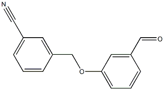 3-[(3-formylphenoxy)methyl]benzonitrile Structure