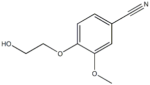 4-(2-hydroxyethoxy)-3-methoxybenzonitrile Structure